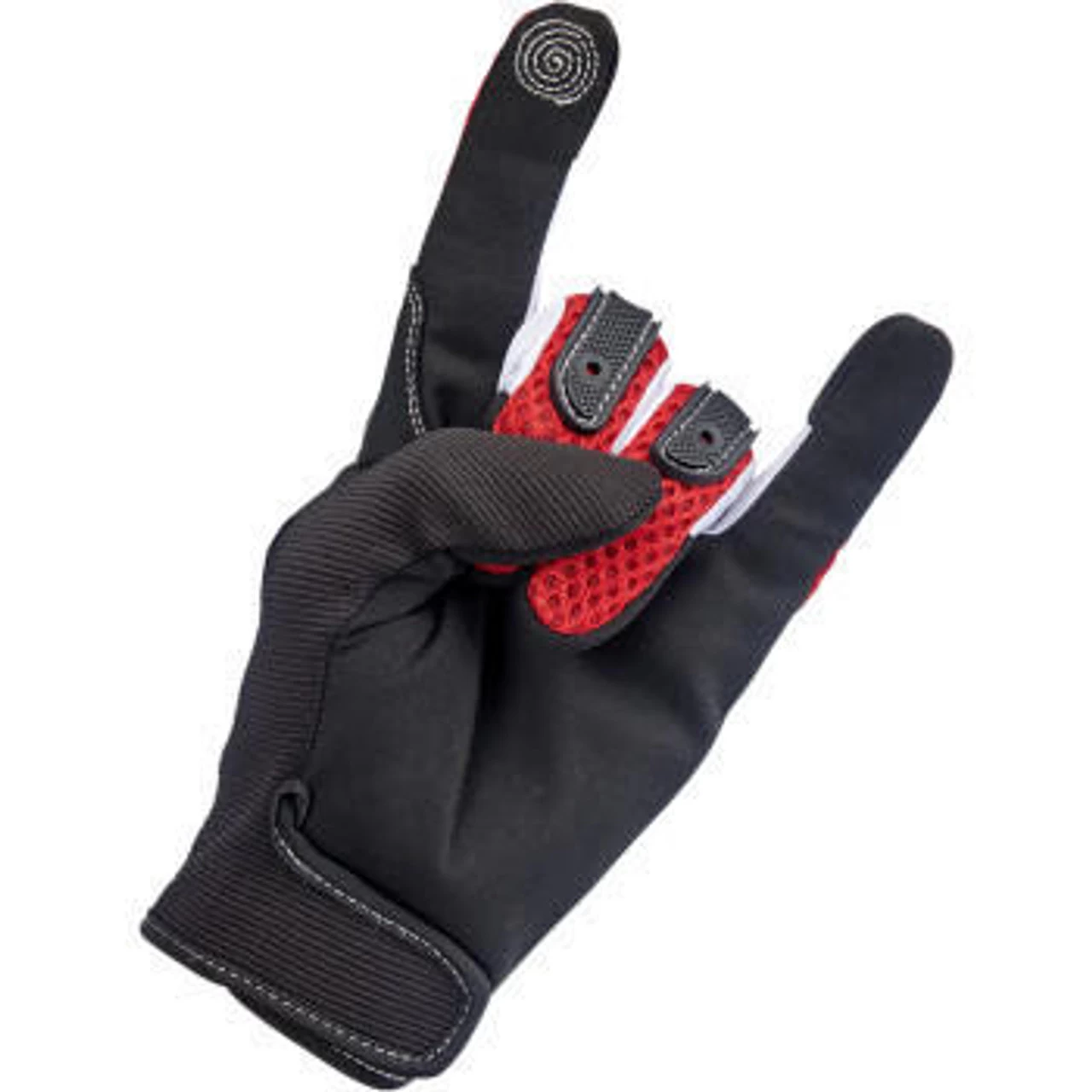 Biltwell Anza Gloves - Red/Black 6 Biltwell Anza Gloves - Red/Black - Image 6