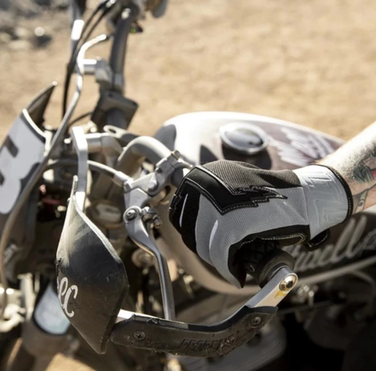 Biltwell Baja Gloves - Gray/Black 11 Biltwell Baja Gloves - Gray/Black - Image 11