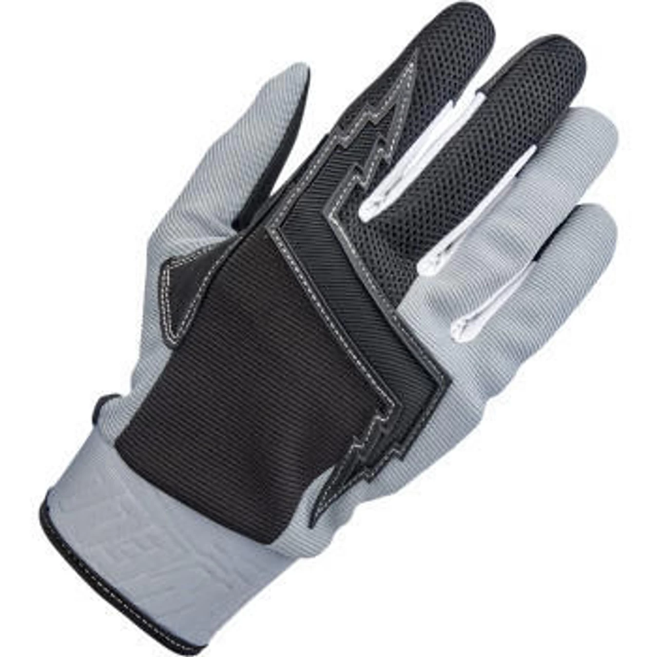 Biltwell Baja Gloves - Gray/Black 1 Biltwell Baja Gloves - Gray/Black