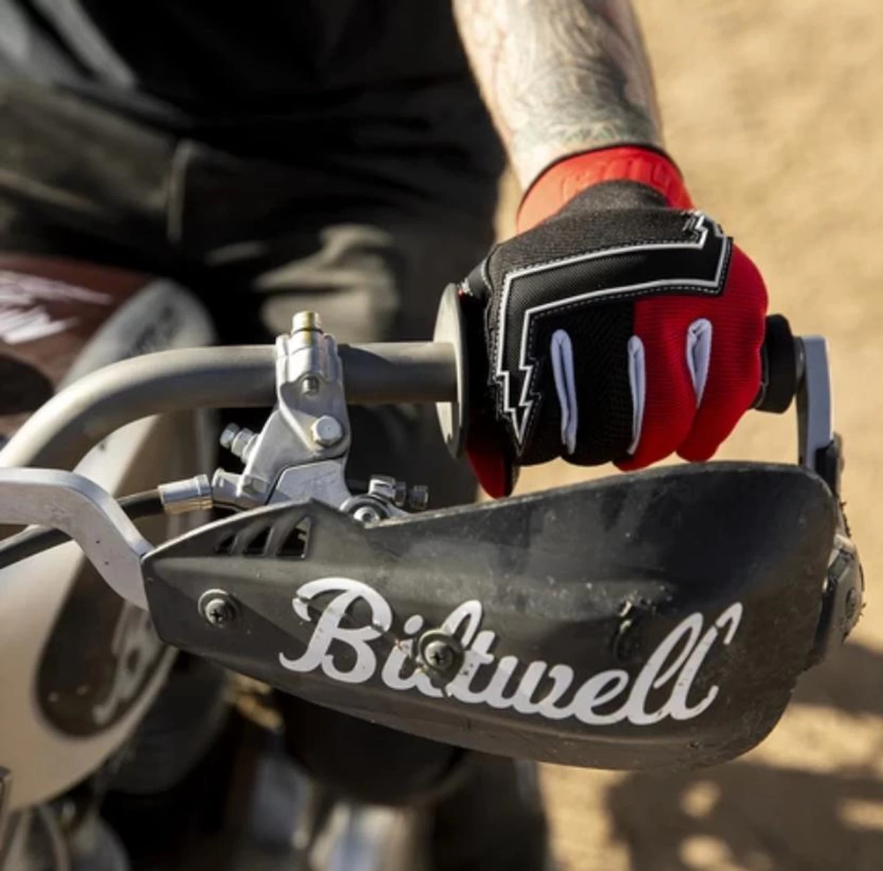 Biltwell Baja Gloves - Red/Black 12 Biltwell Baja Gloves - Red/Black - Image 12