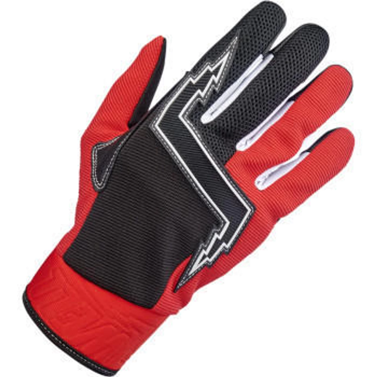 Biltwell Baja Gloves - Red/Black 1 Biltwell Baja Gloves - Red/Black