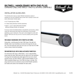 Biltwell - Black 1" Tracker Handlebars W/ TBW Plugs -Next stop, Motorcycle riding. biltwell black 1 tracker handlebars w tbw plugs 64354.1690489322