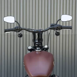 Biltwell - Black 1" Tracker Handlebars W/ TBW Plugs -Next stop, Motorcycle riding. biltwell black 1 tracker handlebars w tbw plugs 98863.1690491138