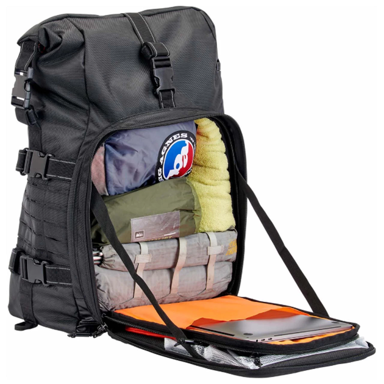 Biltwell - Black Exfil 80 Gen 2 Motorcycle Bag 13 Biltwell - Black Exfil 80 Gen 2 Motorcycle Bag - Image 13