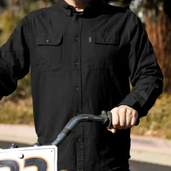 Biltwell - Blackout Lightweight Flannel -Next stop, Motorcycle riding. biltwell blackout lightweight flannel 57100.1690482603