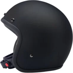 Biltwell - Bonanza Helmet - Flat Black 7 Biltwell - Bonanza Helmet - Flat Black -Next stop, Motorcycle riding. biltwell bonanza helmet flat black 84378.1691082043