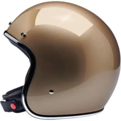 Biltwell - Bonanza Helmet - Metallic Champagne -Next stop, Motorcycle riding. biltwell bonanza helmet metallic champagne 52658.1691085786