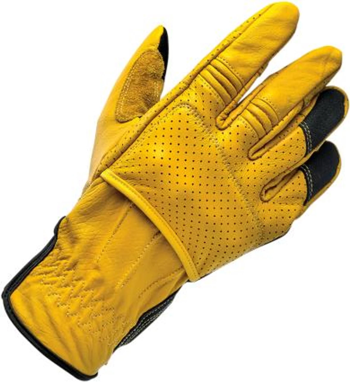 Biltwell Borrego Gloves - Gold 1 Biltwell Borrego Gloves - Gold
