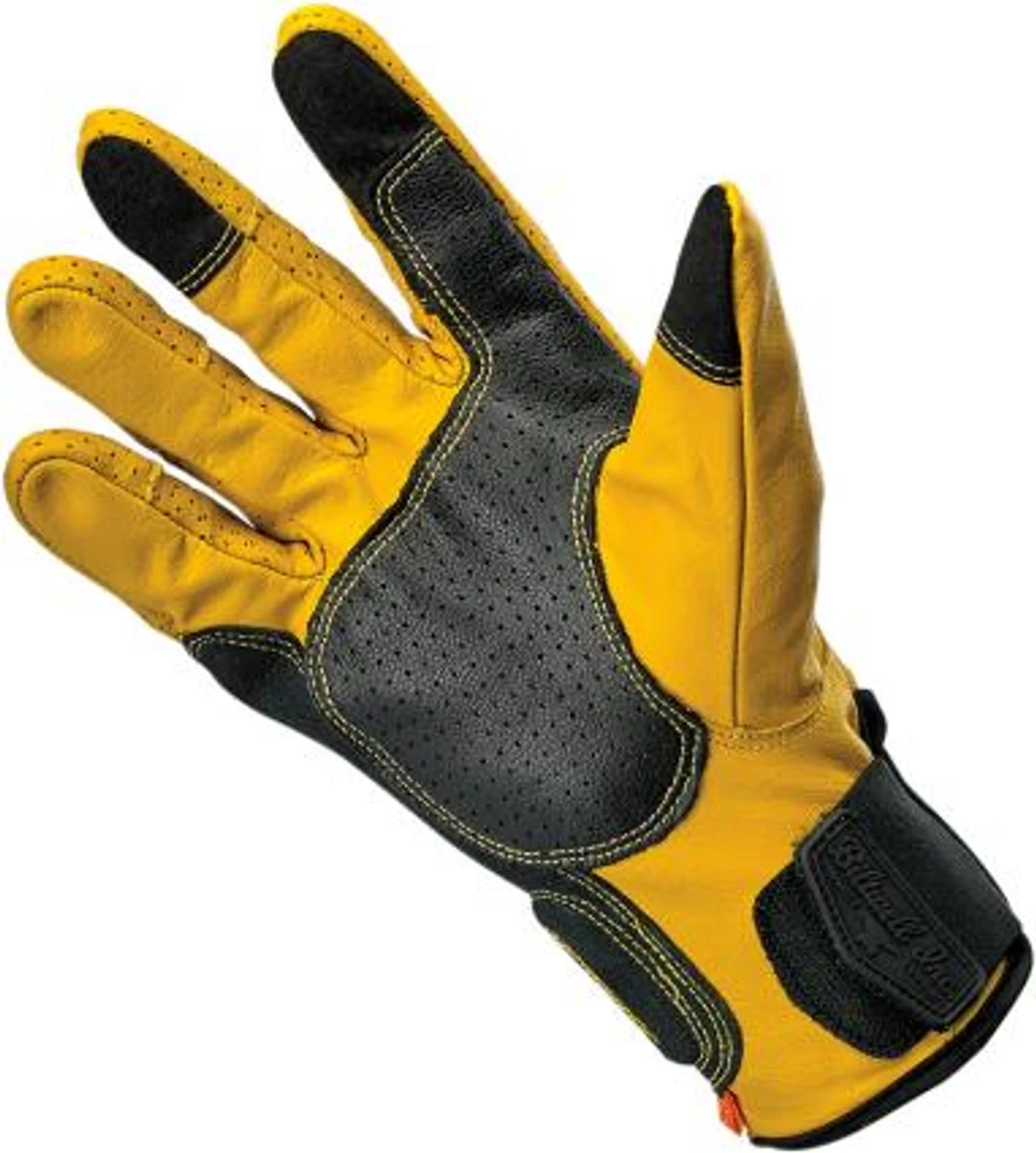 Biltwell Borrego Gloves - Gold 2 Biltwell Borrego Gloves - Gold - Image 2