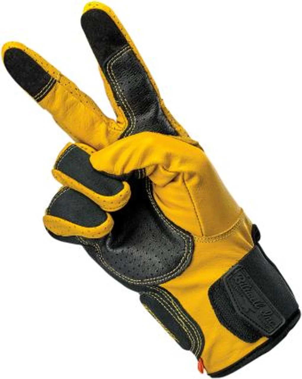 Biltwell Borrego Gloves - Gold 4 Biltwell Borrego Gloves - Gold - Image 4