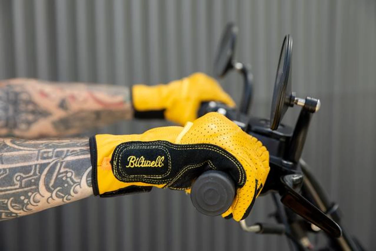 Biltwell Borrego Gloves - Gold 5 Biltwell Borrego Gloves - Gold - Image 5