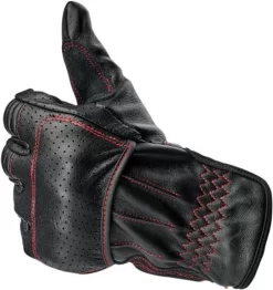 Biltwell Borrego Gloves - Redline -Next stop, Motorcycle riding. biltwell borrego gloves redline 27180.1691080975