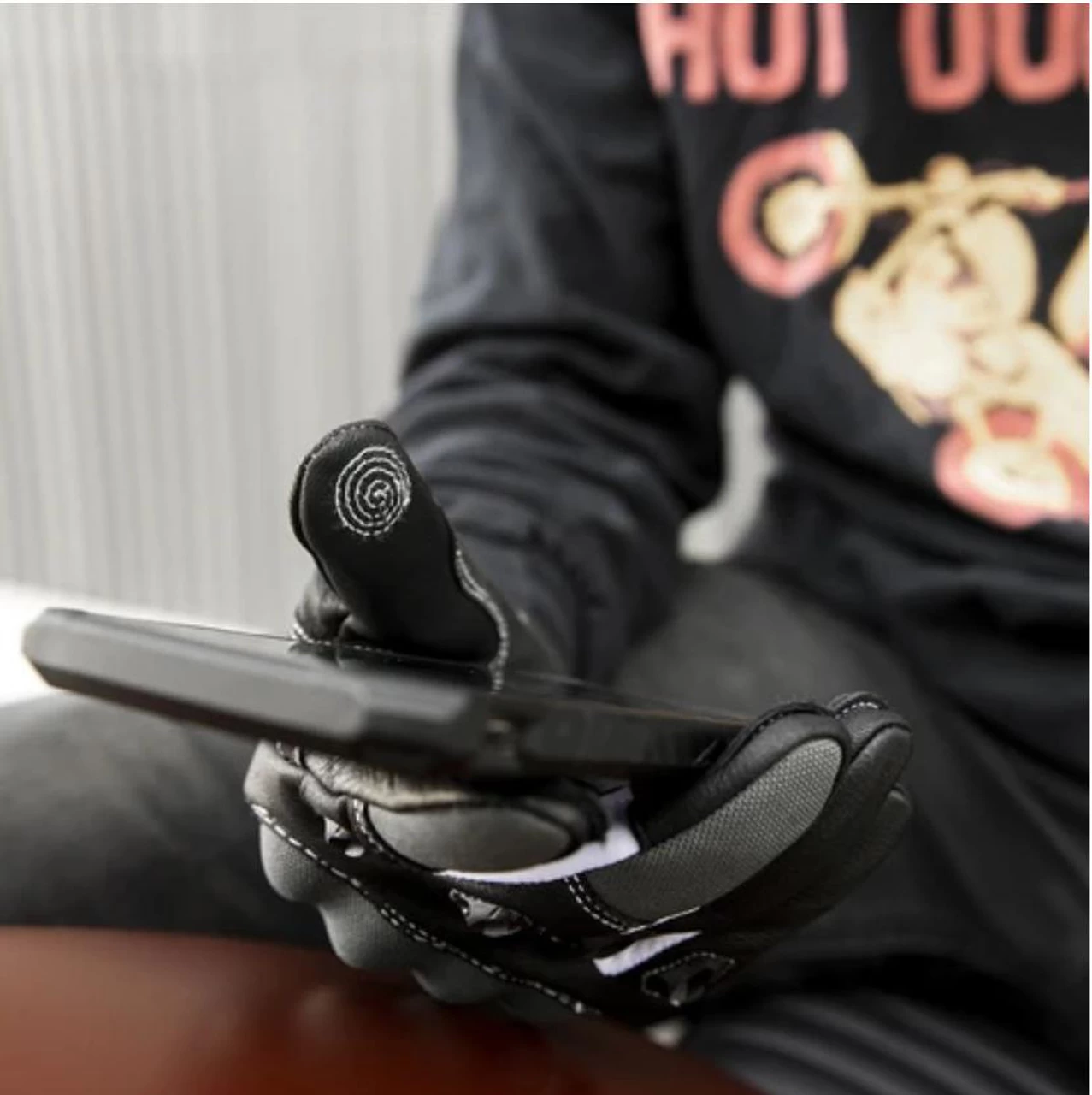 Biltwell Bridgeport Gloves - Gray/Black 18 Biltwell Bridgeport Gloves - Gray/Black - Image 18