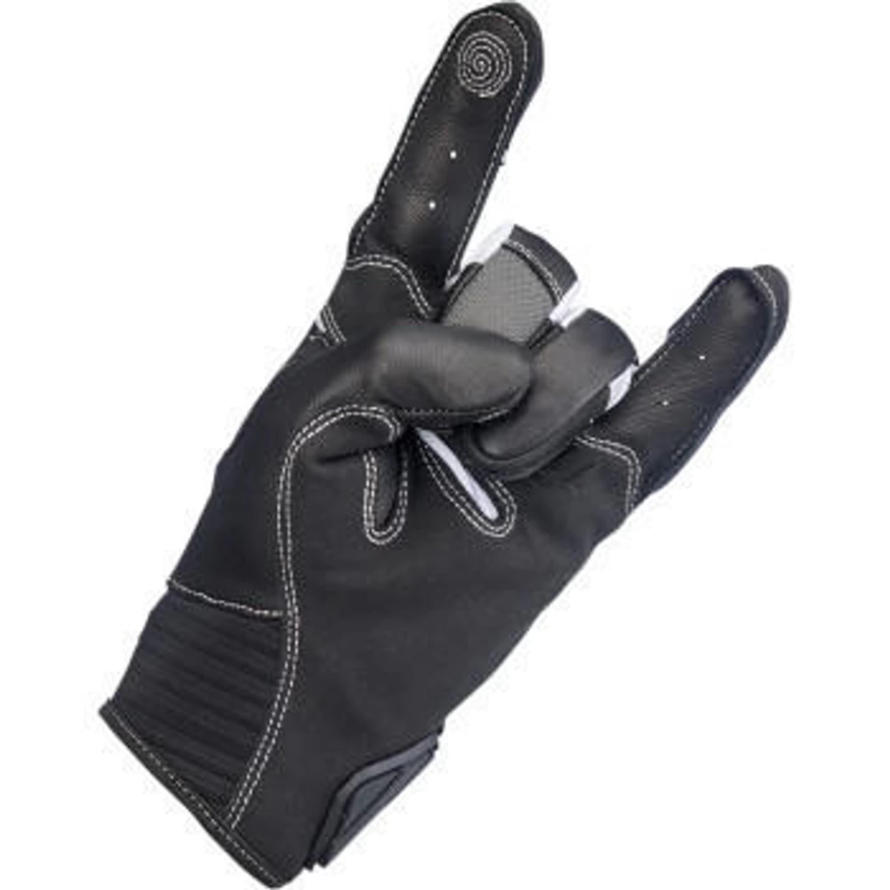 Biltwell Bridgeport Gloves - Gray/Black 2 Biltwell Bridgeport Gloves - Gray/Black - Image 2