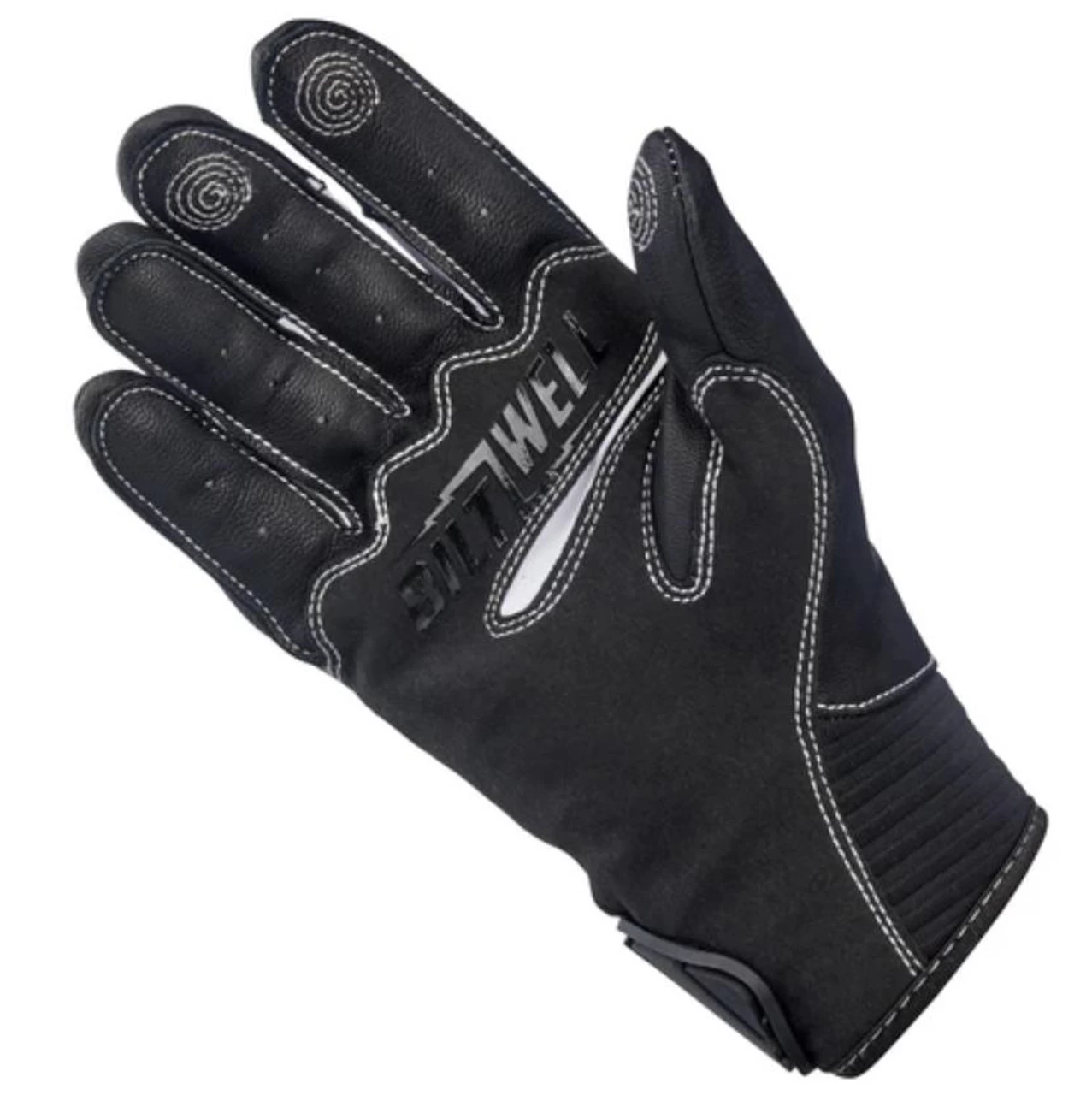 Biltwell Bridgeport Gloves - Gray/Black 7 Biltwell Bridgeport Gloves - Gray/Black - Image 7
