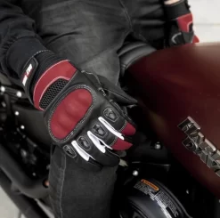 Biltwell Bridgeport Gloves - Red/Black -Next stop, Motorcycle riding. biltwell bridgeport gloves redblack 03231.1690490688