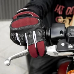 Biltwell Bridgeport Gloves - Red/Black -Next stop, Motorcycle riding. biltwell bridgeport gloves redblack 45073.1690489362