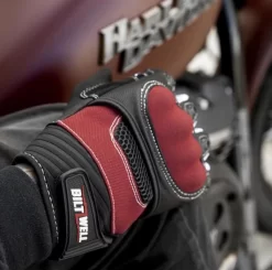 Biltwell Bridgeport Gloves - Red/Black -Next stop, Motorcycle riding. biltwell bridgeport gloves redblack 78375.1690488288