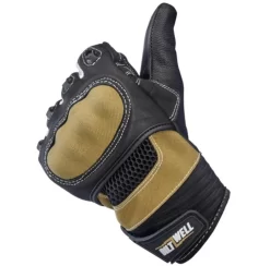 Biltwell Bridgeport Gloves - Tan/Black -Next stop, Motorcycle riding. biltwell bridgeport gloves tanblack 58064.1690491879