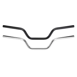 Biltwell - Chrome 1" Tracker High Handlebars W/ TBW Plugs -Next stop, Motorcycle riding. biltwell chrome 1 tracker high handlebars w tbw plugs 37474.1690490445