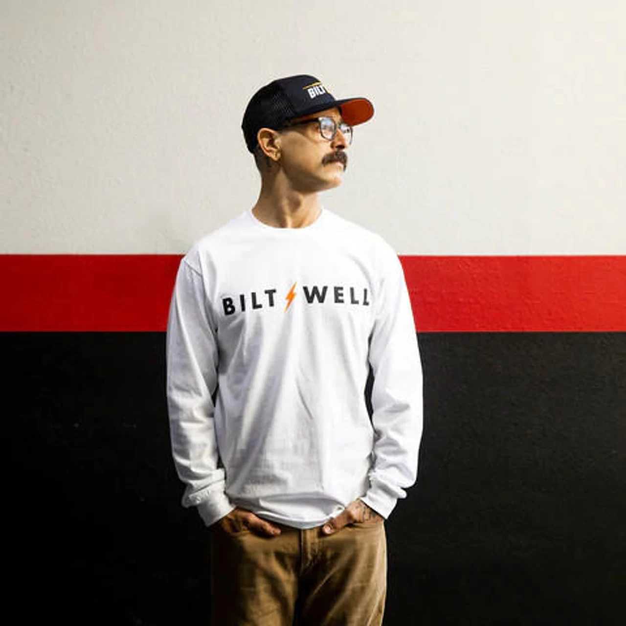 Biltwell - Futura Long Sleeve T-Shirt - White 4 Biltwell - Futura Long Sleeve T-Shirt - White - Image 4