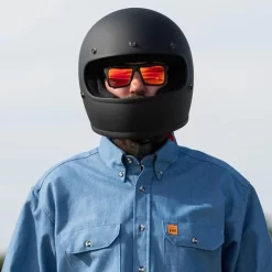 Biltwell Gringo Full Face ECE Helmet - Flat Black -Next stop, Motorcycle riding. biltwell gringo full face ece helmet flat black 49727.1691081540