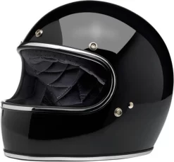 Biltwell Gringo Full Face ECE Helmet - Gloss Black