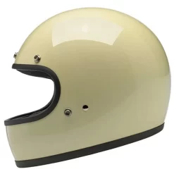 Biltwell Gringo Full Face ECE Helmet - Gloss Vintage White