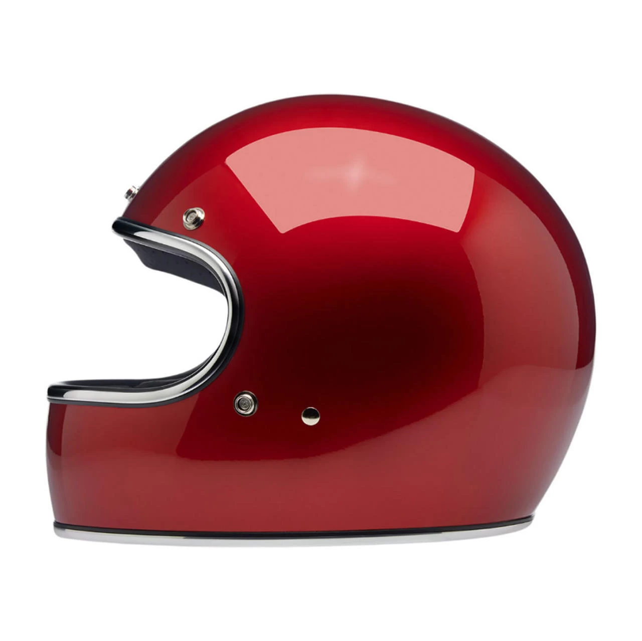 Biltwell Gringo Full Face ECE Helmet - Metallic Cherry Red 2 Biltwell Gringo Full Face ECE Helmet - Metallic Cherry Red - Image 2