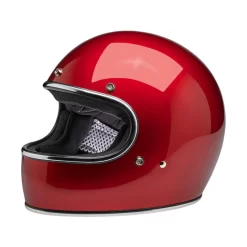 Biltwell Gringo Full Face ECE Helmet - Metallic Cherry Red