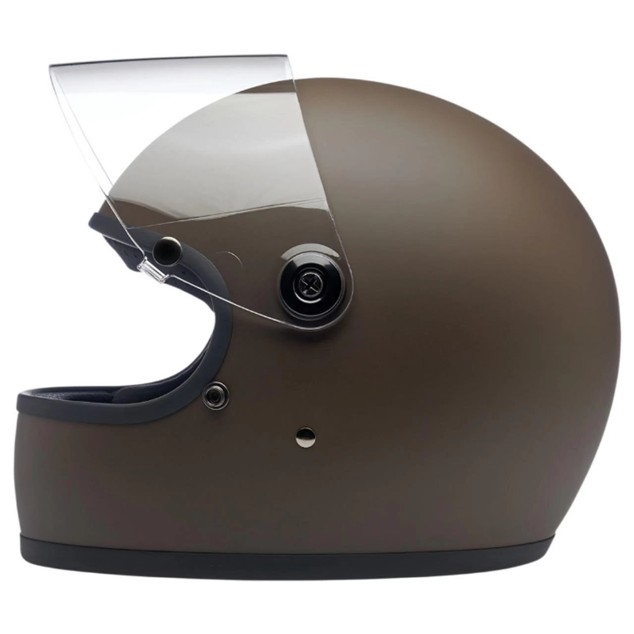 Biltwell Gringo S Full Face ECE Helmet - Flat Chocolate 7 Biltwell Gringo S Full Face ECE Helmet - Flat Chocolate - Image 7