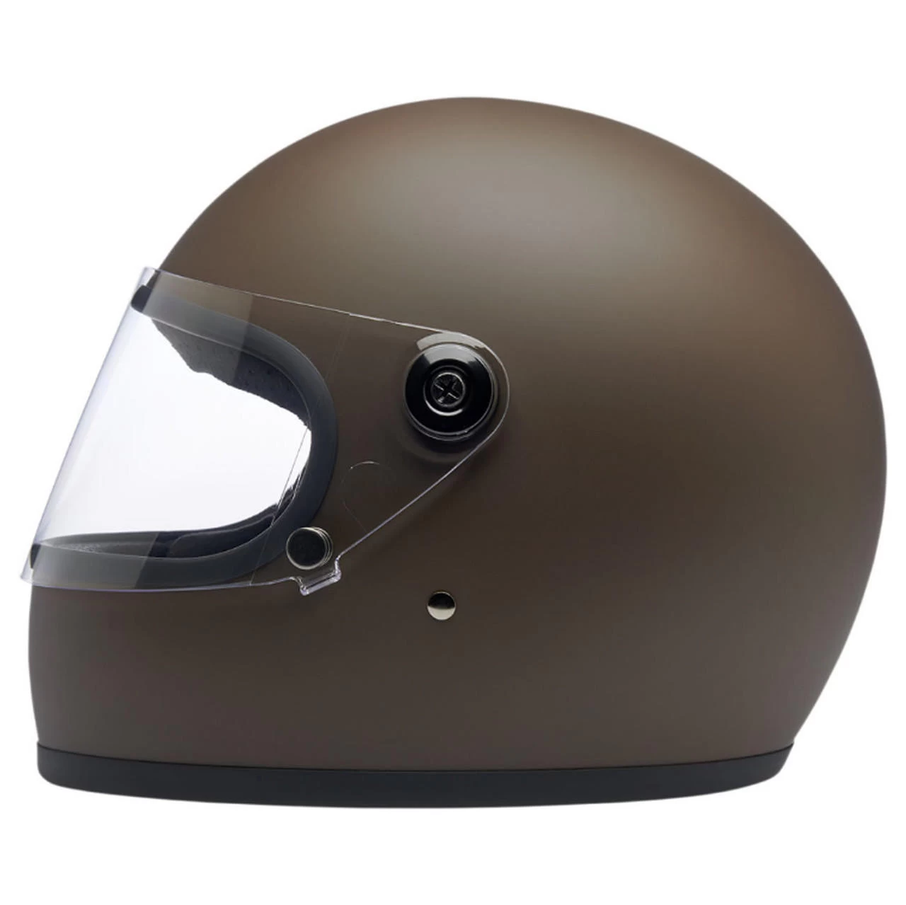 Biltwell Gringo S Full Face ECE Helmet - Flat Chocolate 4 Biltwell Gringo S Full Face ECE Helmet - Flat Chocolate - Image 4