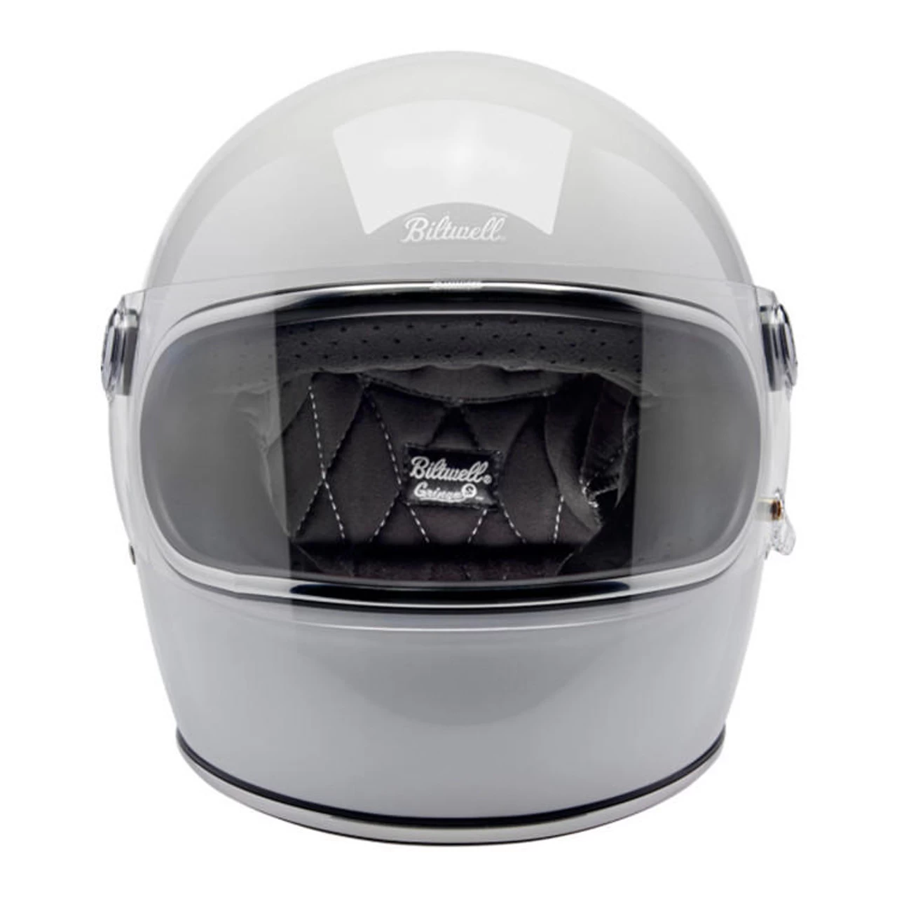 Biltwell - Gringo S Helmet - Gloss White 5 Biltwell - Gringo S Helmet - Gloss White - Image 5