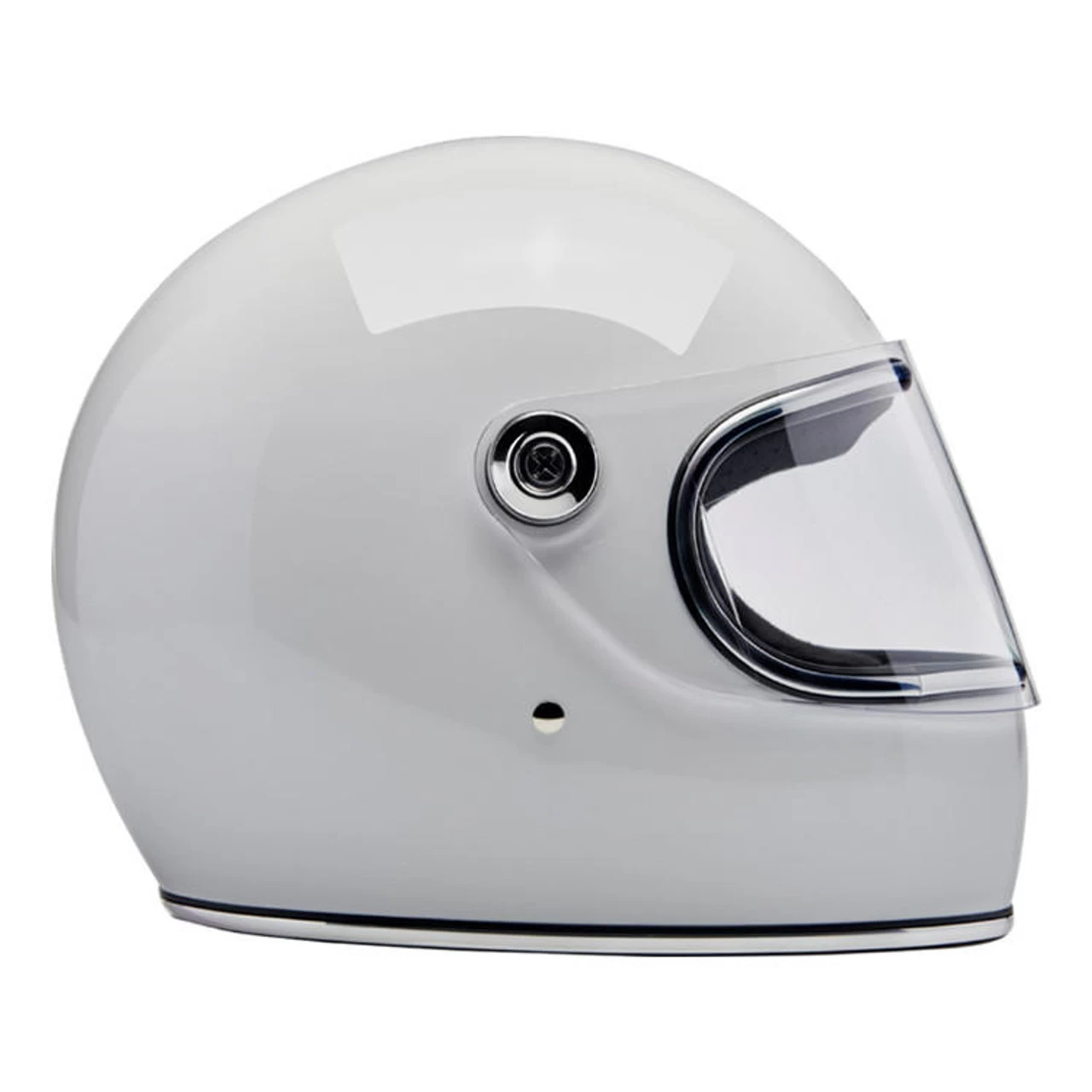 Biltwell - Gringo S Helmet - Gloss White 4 Biltwell - Gringo S Helmet - Gloss White - Image 4