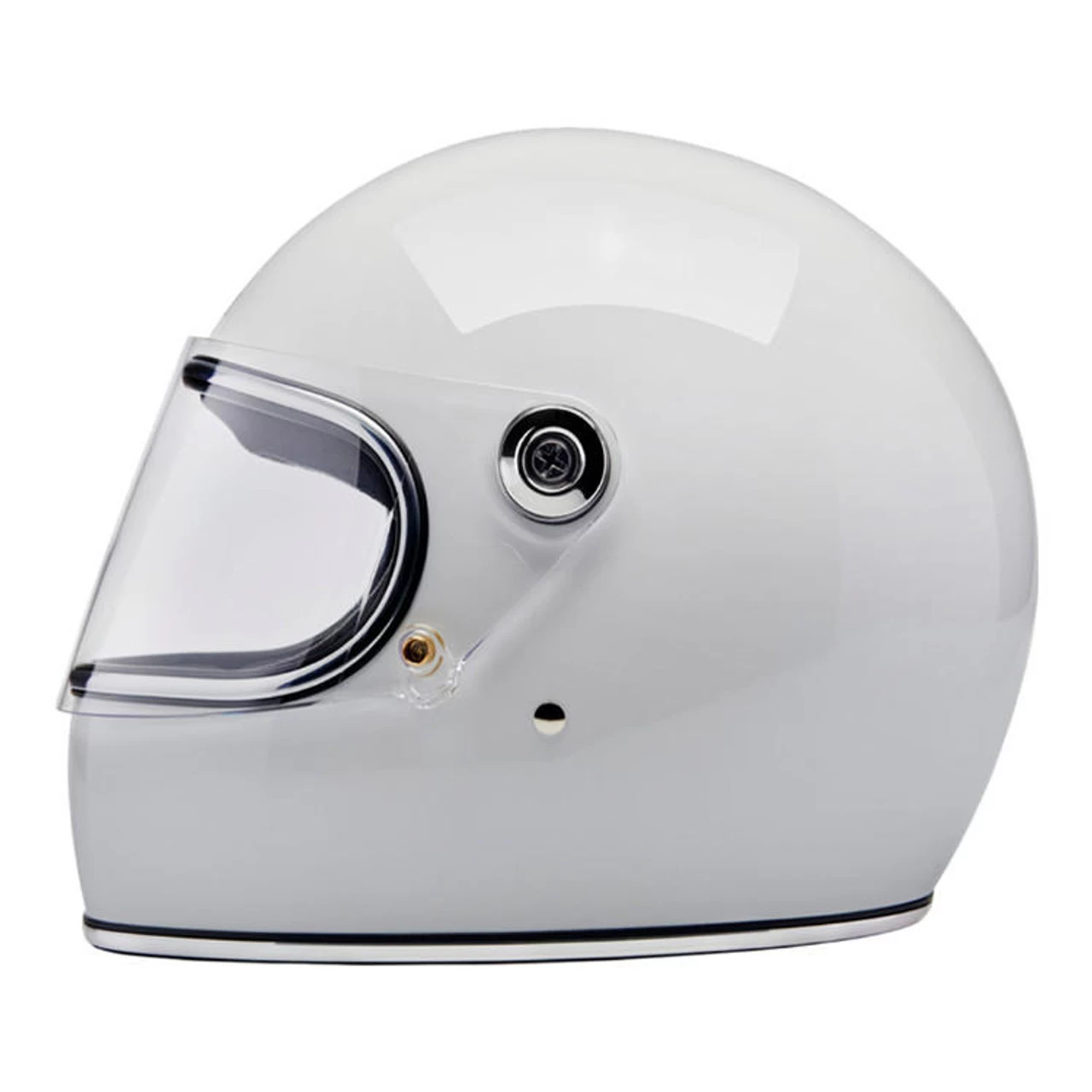 Biltwell - Gringo S Helmet - Gloss White 2 Biltwell - Gringo S Helmet - Gloss White - Image 2