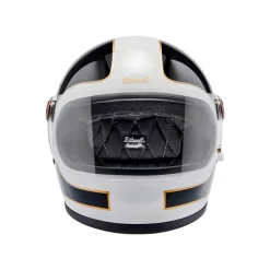 Biltwell - Gringo S Helmet - Gloss White/Black Tracker -Next stop, Motorcycle riding. biltwell gringo s helmet gloss whiteblack tracker 48783.1692984073