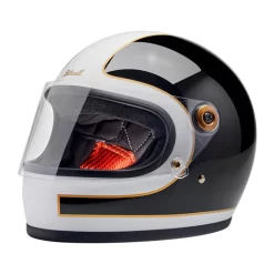 Biltwell - Gringo S Helmet - Gloss White/Black Tracker