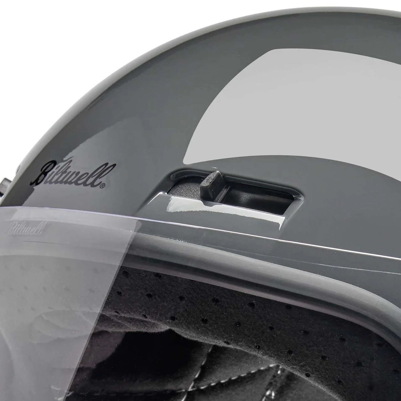 Biltwell - Gringo SV Helmet - Gloss Storm Gray 4 Biltwell - Gringo SV Helmet - Gloss Storm Gray - Image 4