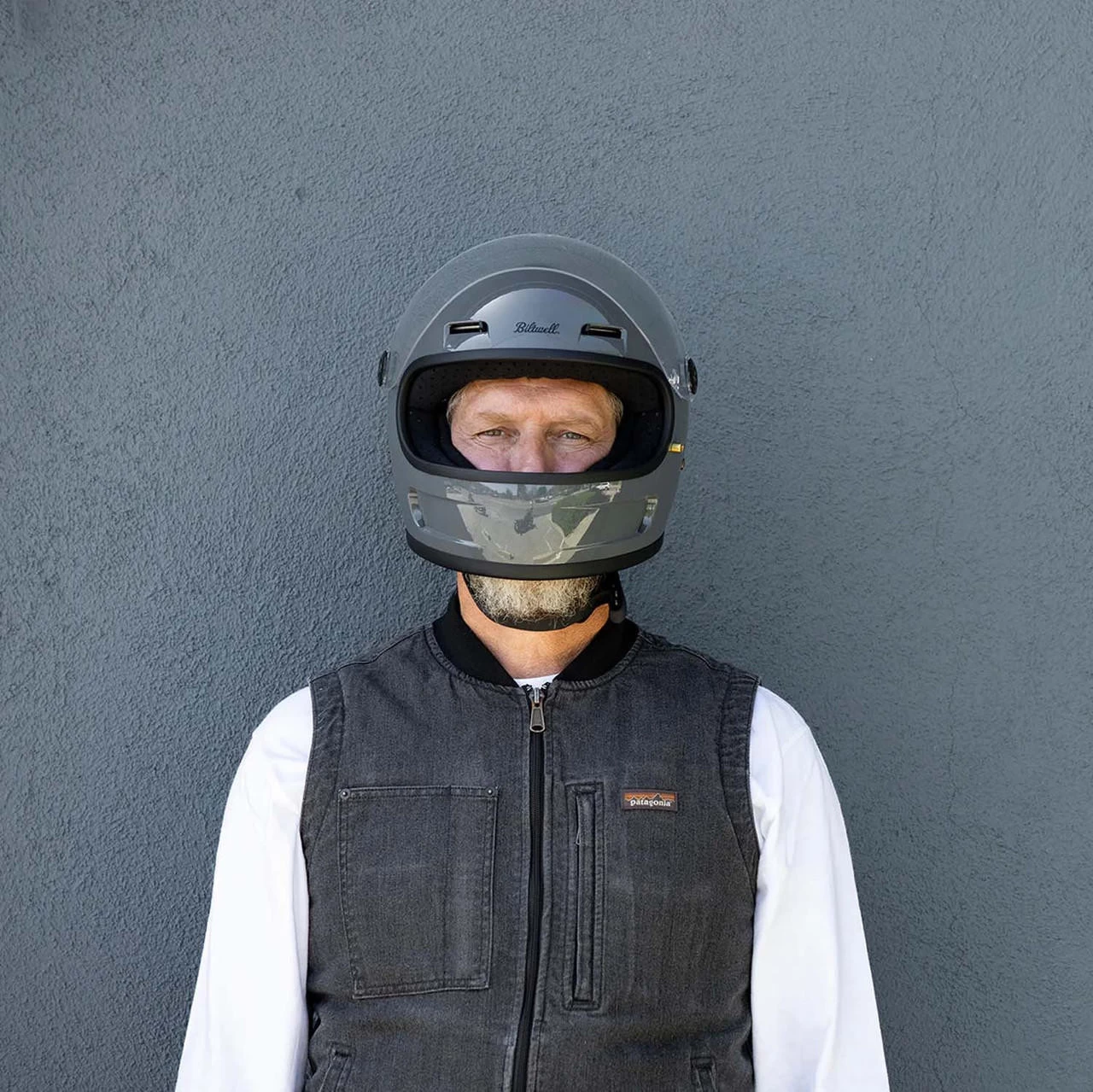 Biltwell - Gringo SV Helmet - Gloss Storm Gray 13 Biltwell - Gringo SV Helmet - Gloss Storm Gray - Image 13