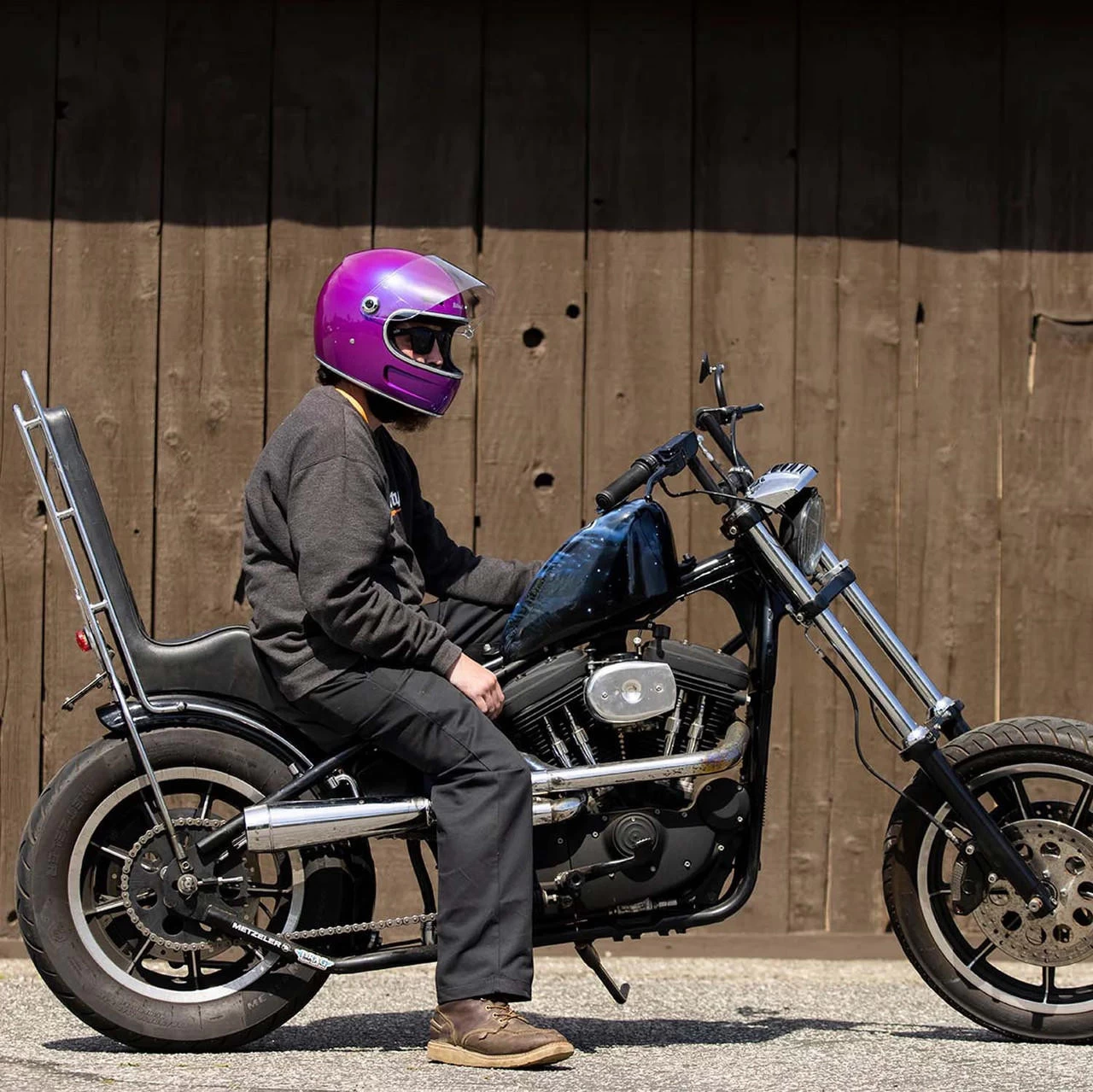 Biltwell - Gringo SV Helmet - Metallic Grape 14 Biltwell - Gringo SV Helmet - Metallic Grape - Image 14