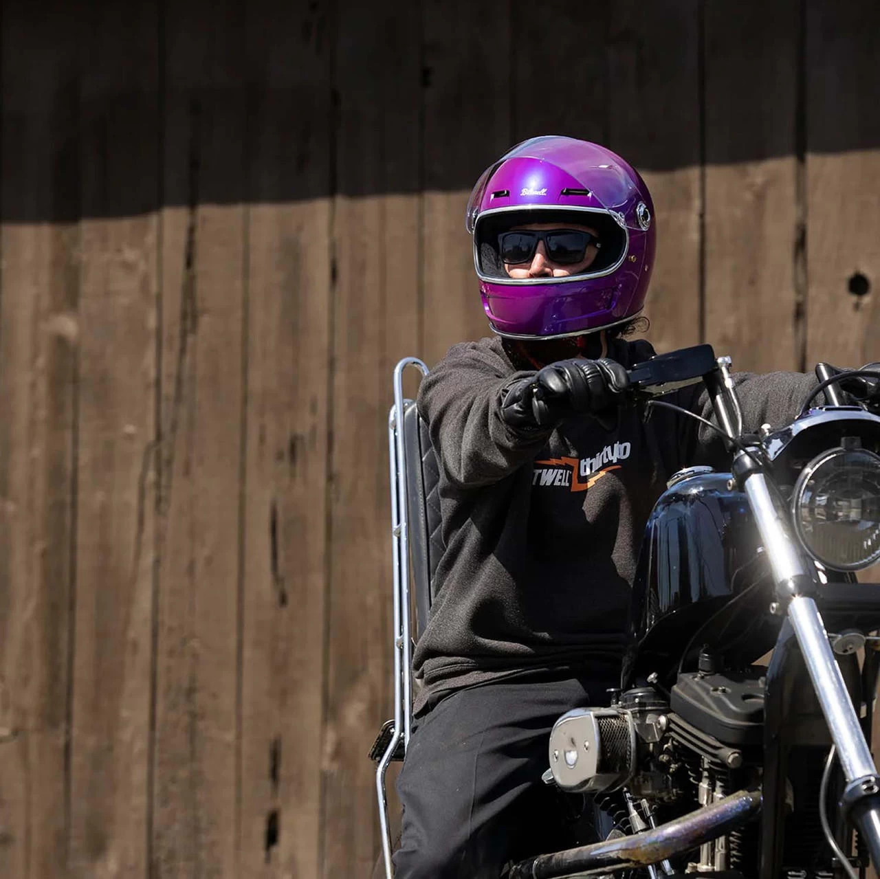 Biltwell - Gringo SV Helmet - Metallic Grape 15 Biltwell - Gringo SV Helmet - Metallic Grape - Image 15