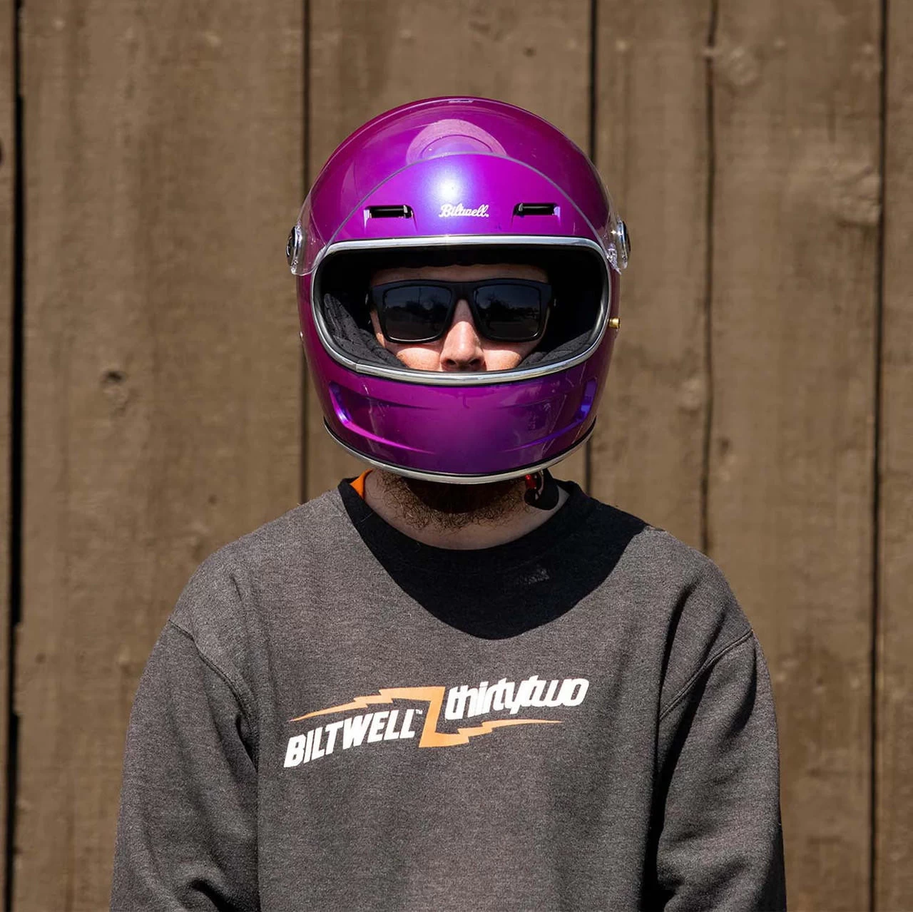 Biltwell - Gringo SV Helmet - Metallic Grape 12 Biltwell - Gringo SV Helmet - Metallic Grape - Image 12