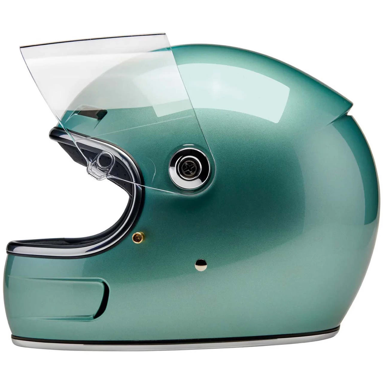 Biltwell - Gringo SV Helmet - Metallic Seafoam 7 Biltwell - Gringo SV Helmet - Metallic Seafoam - Image 7