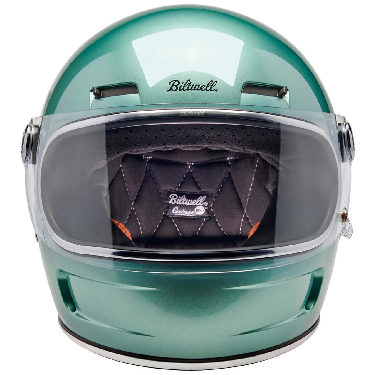 Biltwell - Gringo SV Helmet - Metallic Seafoam 10 Biltwell - Gringo SV Helmet - Metallic Seafoam - Image 10