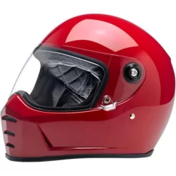 Biltwell Lane Splitter Full Face Helmet - Gloss Blood Red