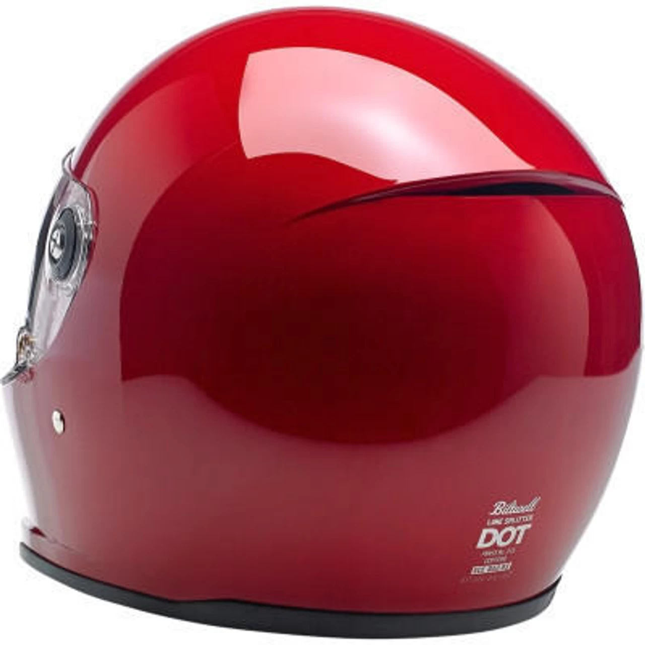 Biltwell Lane Splitter Full Face Helmet - Gloss Blood Red 2 Biltwell Lane Splitter Full Face Helmet - Gloss Blood Red - Image 2