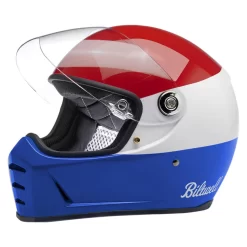Next stop, Motorcycle riding. -Next stop, Motorcycle riding. biltwell lane splitter helmet red white and blue 23424.1690490511