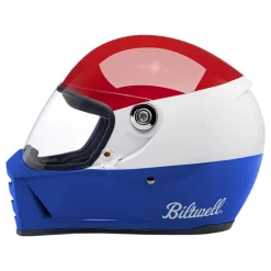 Biltwell Lane Splitter Helmet - Red, White & Blue -Next stop, Motorcycle riding. biltwell lane splitter helmet red white and blue 82857.1690490978