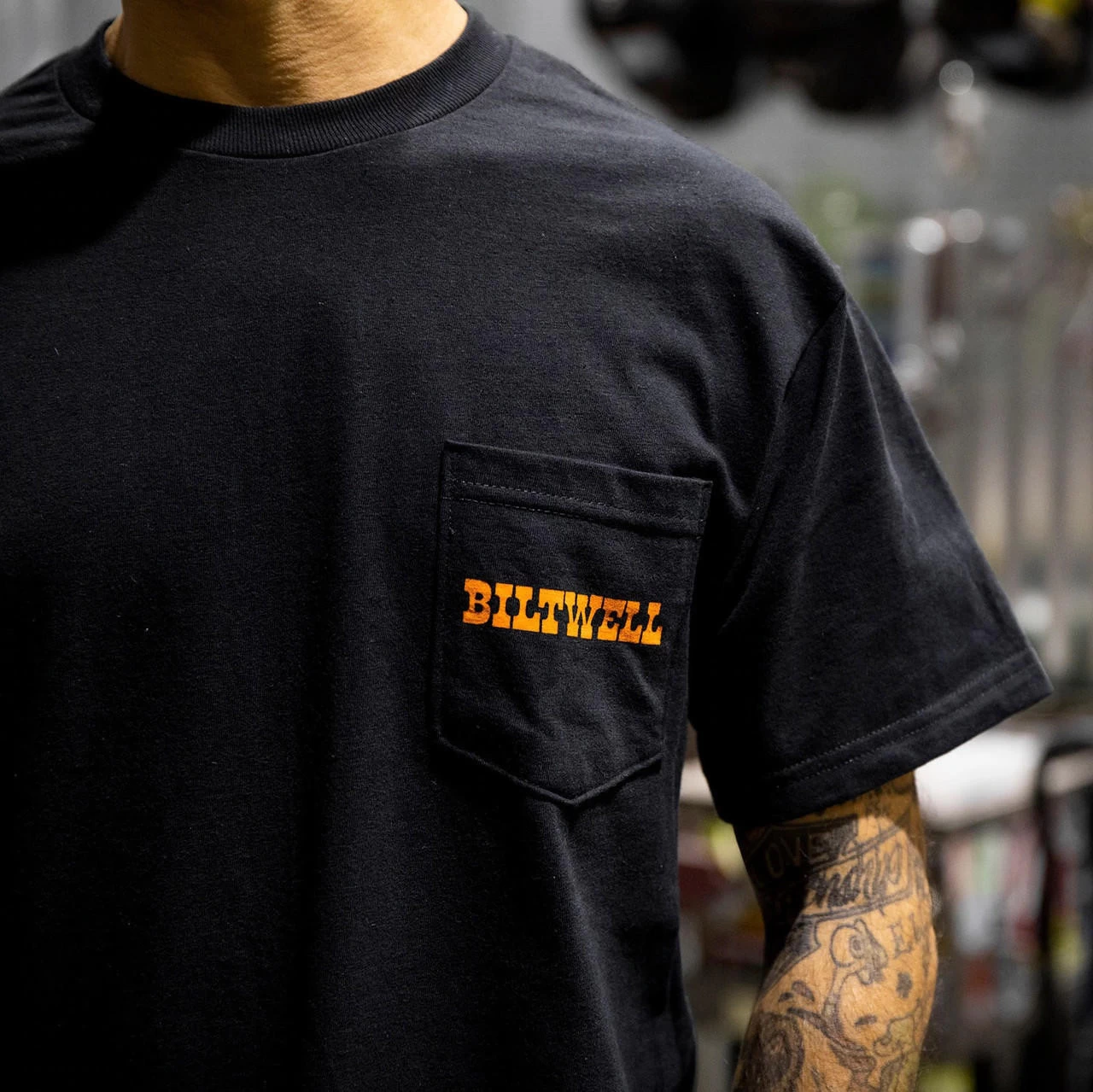 Biltwell - LMTV Pocket T-Shirt - Black 8 Biltwell - LMTV Pocket T-Shirt - Black - Image 8