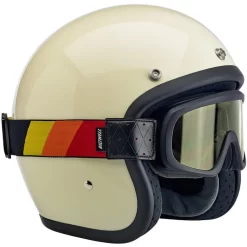 Biltwell Overland 2.0 Tri-Stripe Goggles -Next stop, Motorcycle riding. biltwell overland 2.0 tri stripe goggles 09662.1695666731